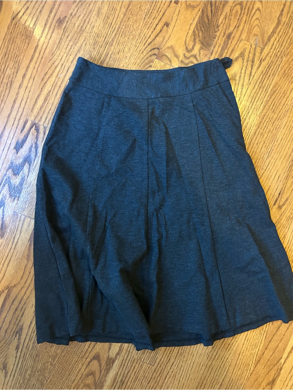 Dark Gray A-Line Skirt by cold water creek